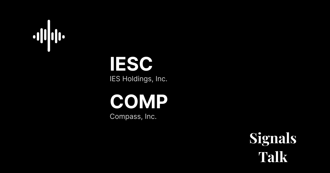 Trading Signals - IESC, COMP