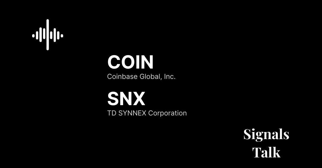 Trading Signals - COIN, SNX