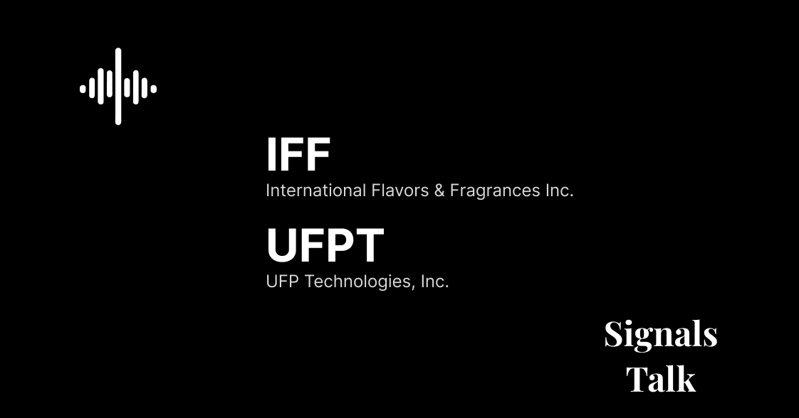 Trading Signals - IFF, UFPT