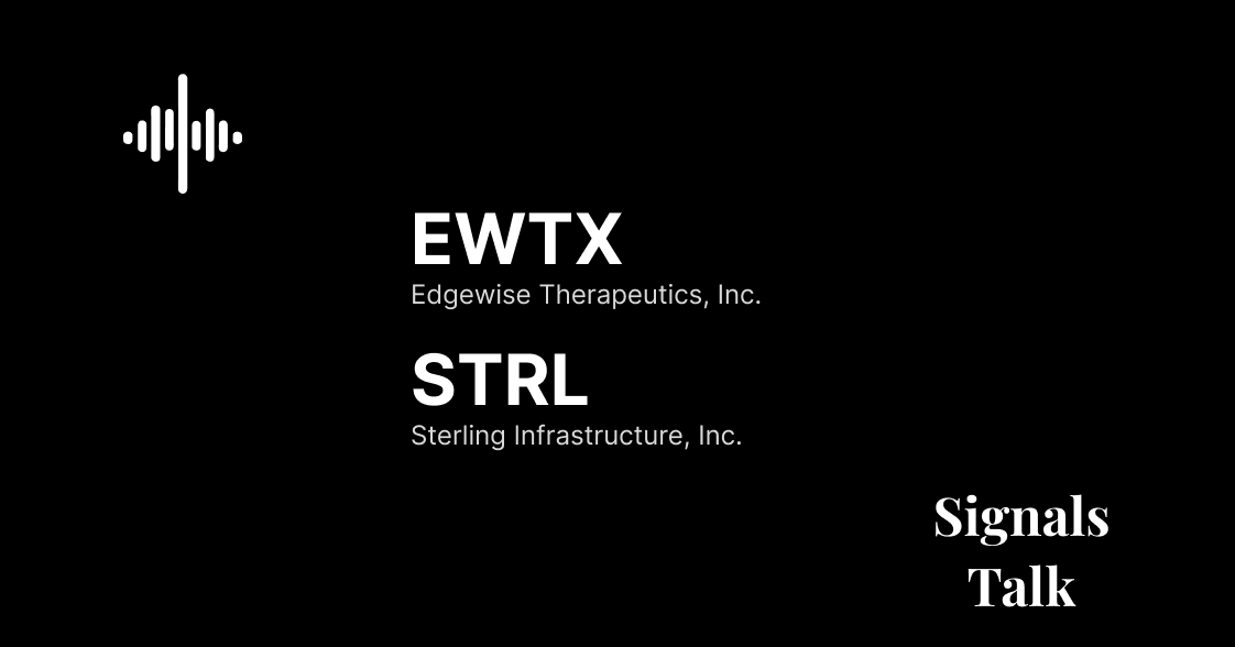 Discover latest trading signals for EWTX, STRL.